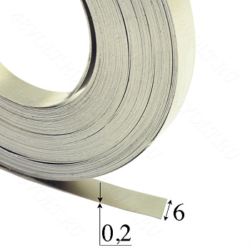 Никелированная лента 6*0,2